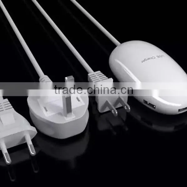 High Quality Mouse Shape 3 Ports Usb Charger Socket With UK,US ,AU Standard Plugs photo-6