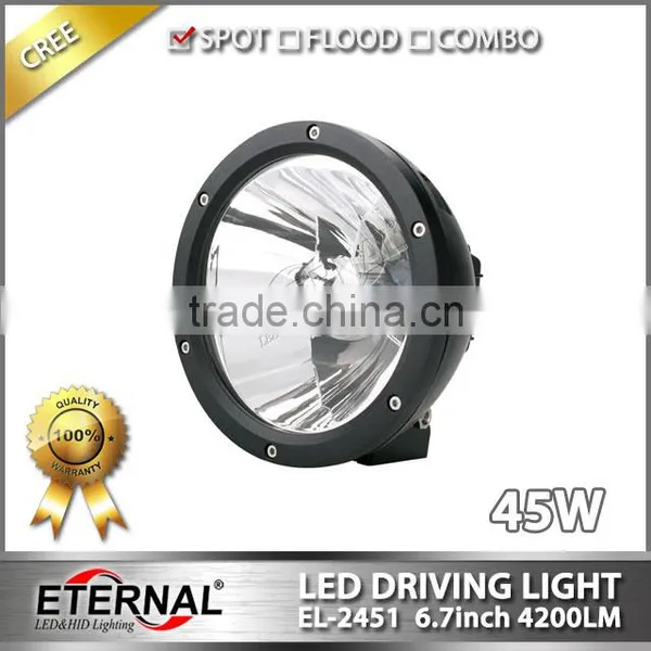 45W 4x4 High Power Offroad Jeep SUV ATV Car Led Work Light Driving Spot Beam Lamp photo-2