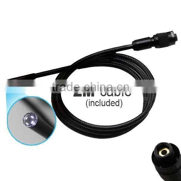 Wireless / Wired 3.5" TFT LCD Video Inspection Snake Scope Borescope Endoscope Camera 2M Cable With 9mm Diameter Slim Camera photo-6