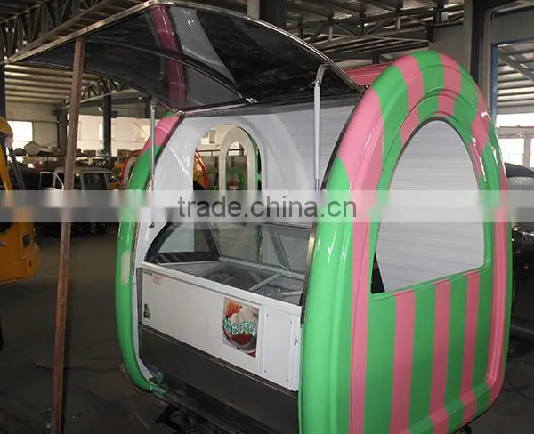 2016 China Mobile Hand Push Food Cart for Sale photo-3