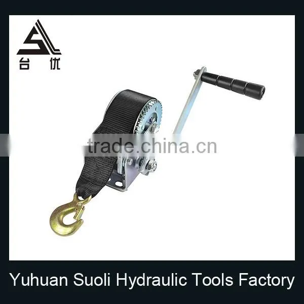 Manufacturing 1200lbs Galvanized Manual Ship Winch With Belt photo-4