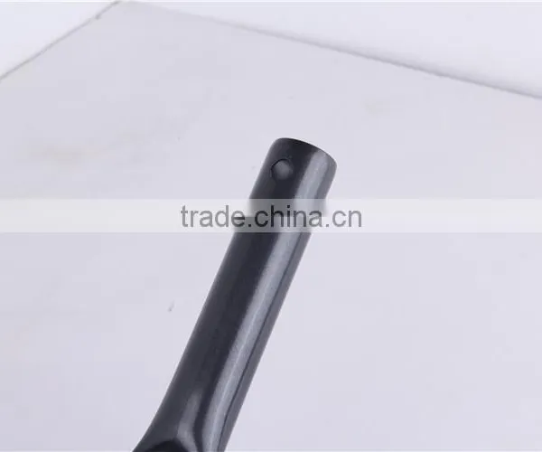 Black Flat Bottom Signle Handle Coating Carbon Steel Cooking Wok photo-4