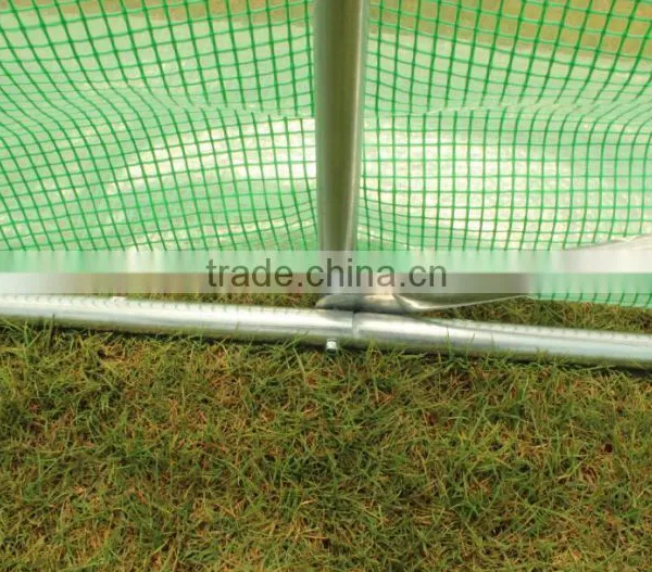 6m (L) X 3m (W) X 2m (H) Polytunnel Greenhouse Pollytunnel Poly Polly Tunnel Fully Galvanised Anti Rust Steel Frame photo-3
