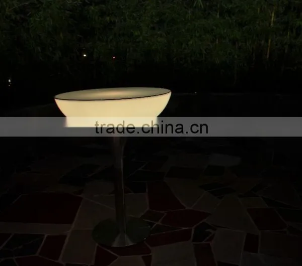 PE Plastic Remote Control LED Bar Tables/color Changing LED Cocktail Tables/illuminated LED Light up Table photo-4