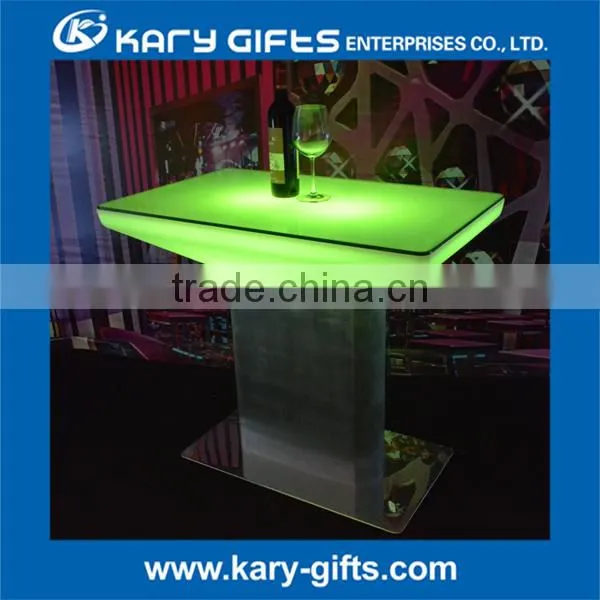 LED Illuminated Dinning Table Cafe Furniture photo-3