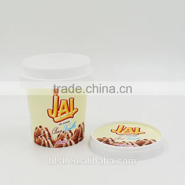 Customized Ice Cream Containers, Insulated Ice Cream Cup With Lids, High Quality Ice Cream Tub Containers photo-2