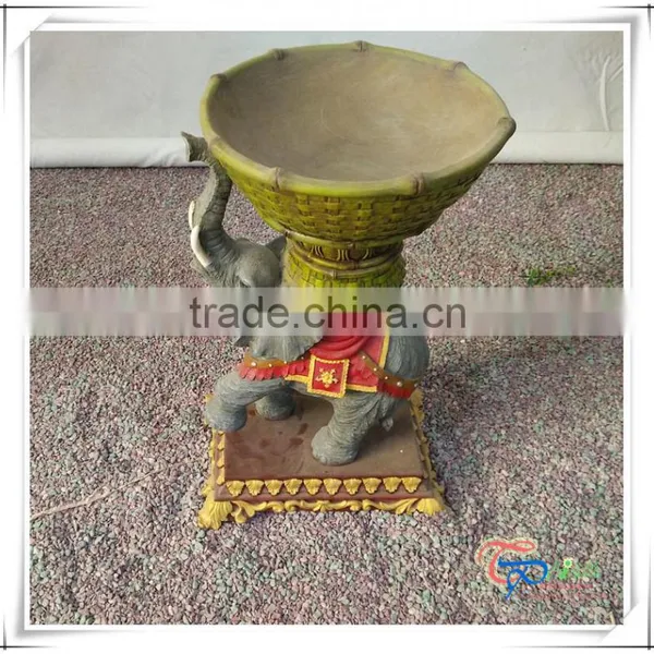 Popular Fiberglass Indoor Thailand Elephant Statue for Sale photo-3