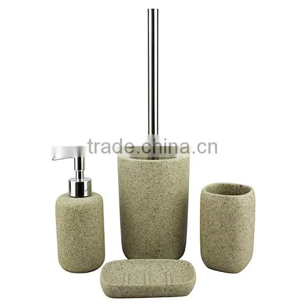 Funny Cheap Hot Sale High Quality Sandstone Bathroom Accessory Sets photo-2