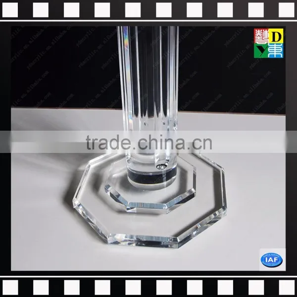 Luxury European Clear Acrylic Entrance Table Console Small Table photo-4