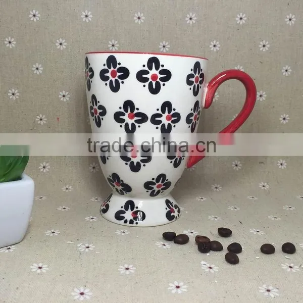 Stocked Hand-painted Ceramic Cup Coffee Cup Cereal Milk Mug photo-6