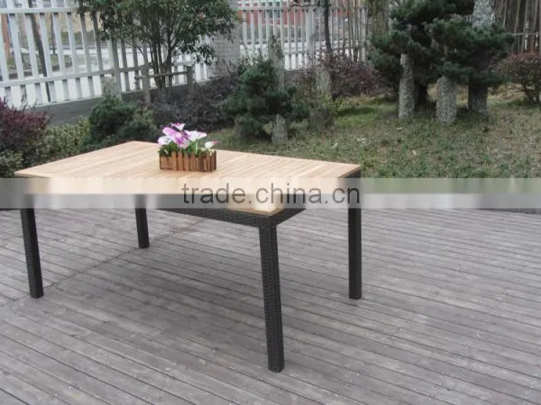 Luxury Garden Dining Set 6 Chairs Dining Set Uesd Rattan Outdoor Furniture photo-2