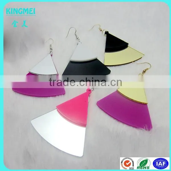 Modern Fashion Laser Cutting Mirror and Shining Acrylic Earring for Stage and Party photo-4