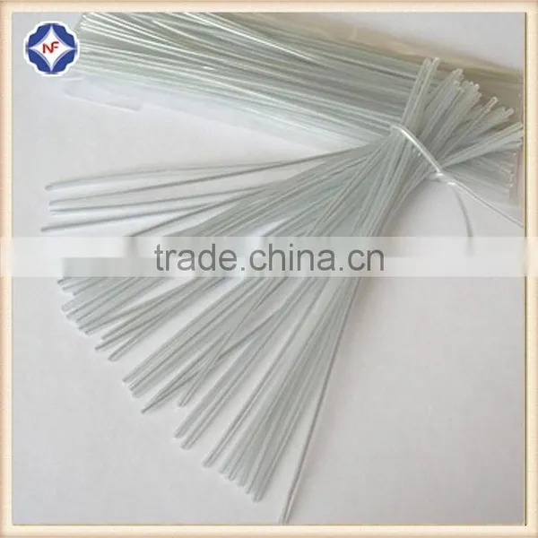 2017 PE Transparent Plastic Coated Single Metal Wire Twist Tie Headphone Tie photo-4