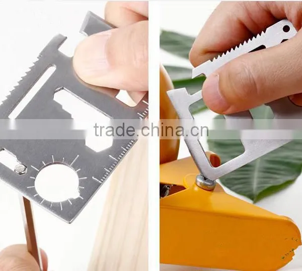 2016 New Fishing Outdoor Knife Credit Card Leather Packing Small and Special Useful photo-4