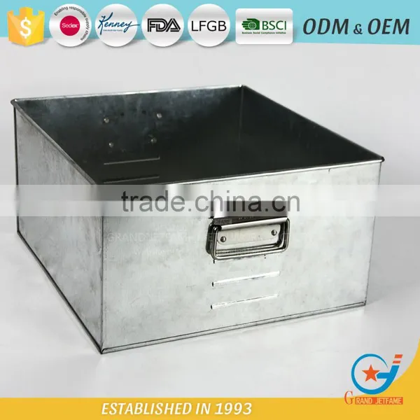 Homeware Galvanized Vintage High Quality Metal Coal Bucket photo-4