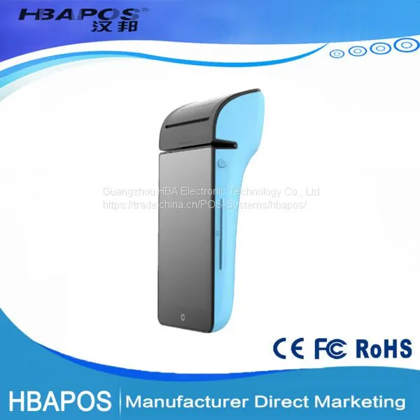 HBA-V3 Андроид POS-терминал с термопринтером, считывателем RFID, считывателем кредитных карт, POS-терминал с SDK-файлом для считывателя карт photo-3