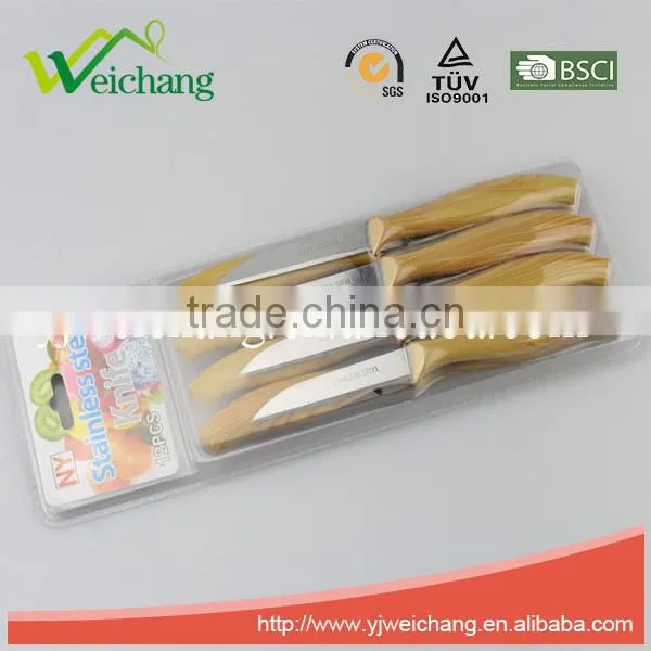 WCE2440 Hot Sale Cutlery Set 12 Pcs Stainless Steel With Plastic Handle Steak Knife Set photo-2