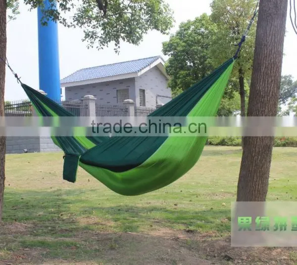 Shuoyang Portable Camping Hammock-100% Ripstop Parachute Nylon Outdoor Double Hammock With Free Hammock Straps & Carabiners photo-6