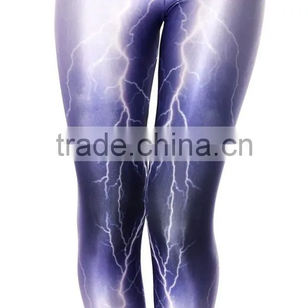 Unique Design Women Sexy Tight Pants Lady Print Legging Pants photo-4