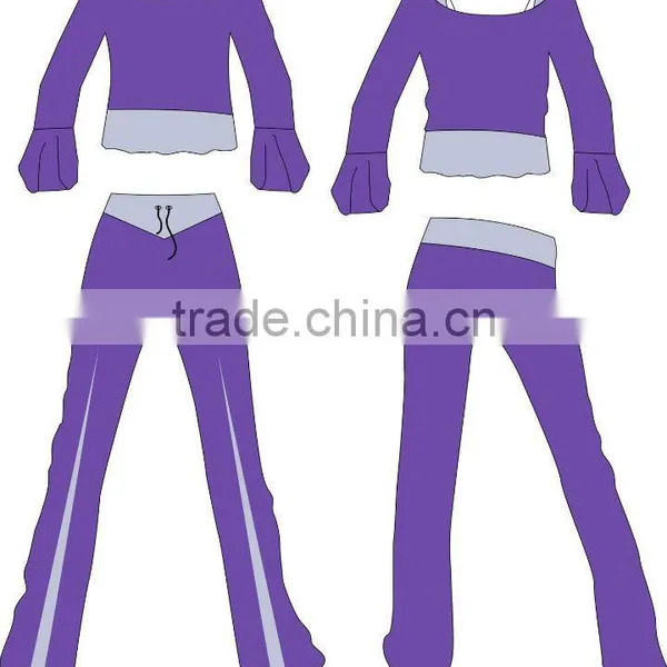 Long Sleeve Yoga Set for 2012 Year