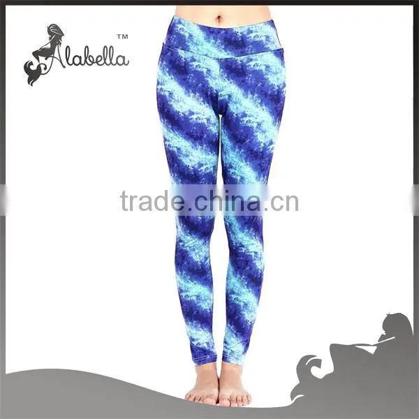 Sugar Pocket Women's Workout Leggings Printed Running Yoga Pants photo-3