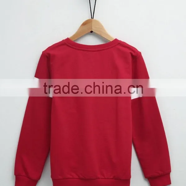Print Letters 100% Cotton Fabric Children Sports Pullover Boys Sweatshirt photo-6