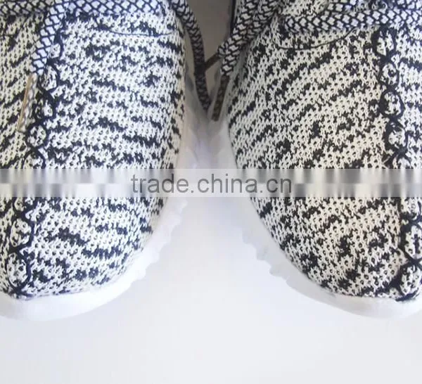 EVA Insole White and Black Mesh Upper Men Sport Shoes photo-3