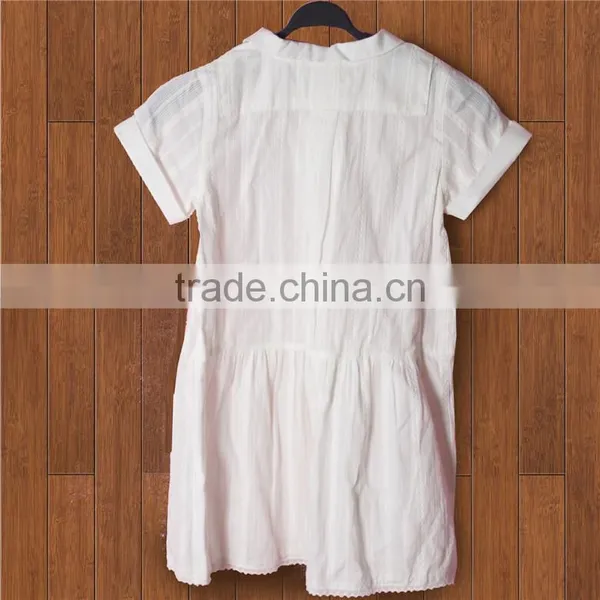 2014 Fashionanle Baby Girl Kids Cute White Dress