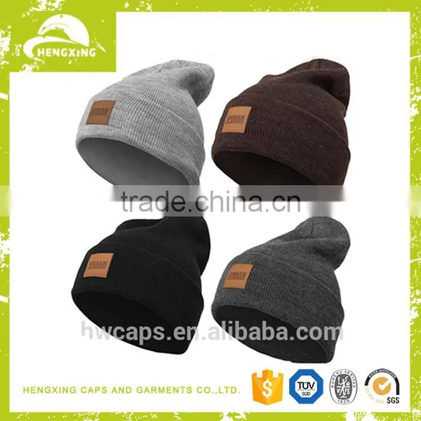 High Quality Wholesale Cheap Custom Knitted Beanies Hat Winter Hat photo-3