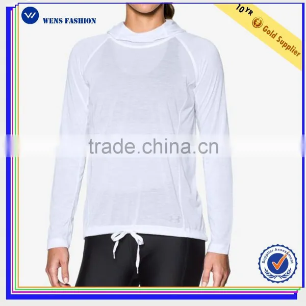 Custom Raglan Sleeves With Hood Polyester Pullover Women Sweatshirt photo-2