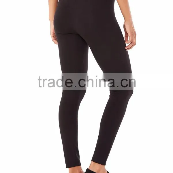 Solid Black Color Custom Yoga Pants Wholesale Tight Yoga Pants photo-3