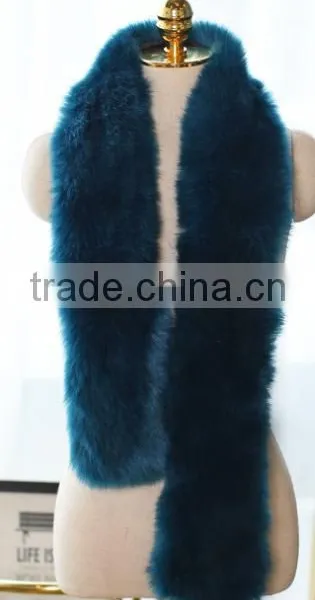 Beautiful Color Genuine Fox Fur Cape/shawl With Faux Fox Fur Trimming photo-5