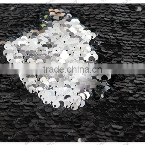 Plastic Colorful Changing Reversible Double Side Sequin Fabric Pillow Wholesale China photo-3