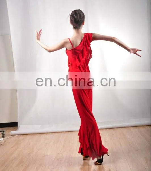 11218212 Adults Sleeveless Camisole Ballroom Dance Wear photo-6