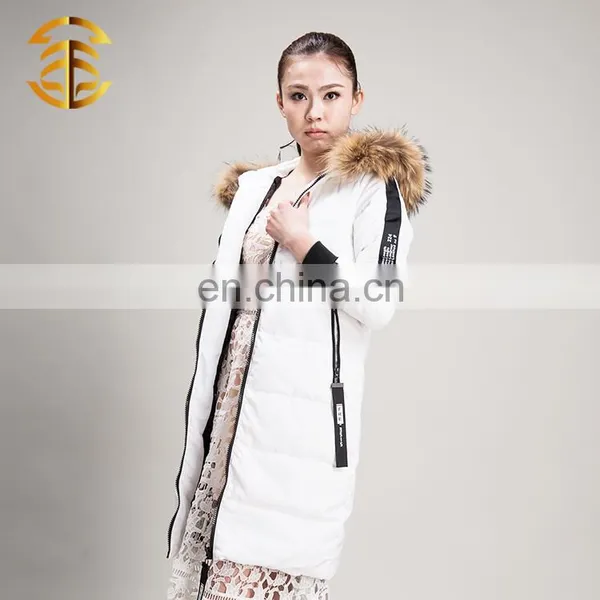 European Style Fashion Fox Collar Duck Feather Comfy Long Down Jacket photo-2