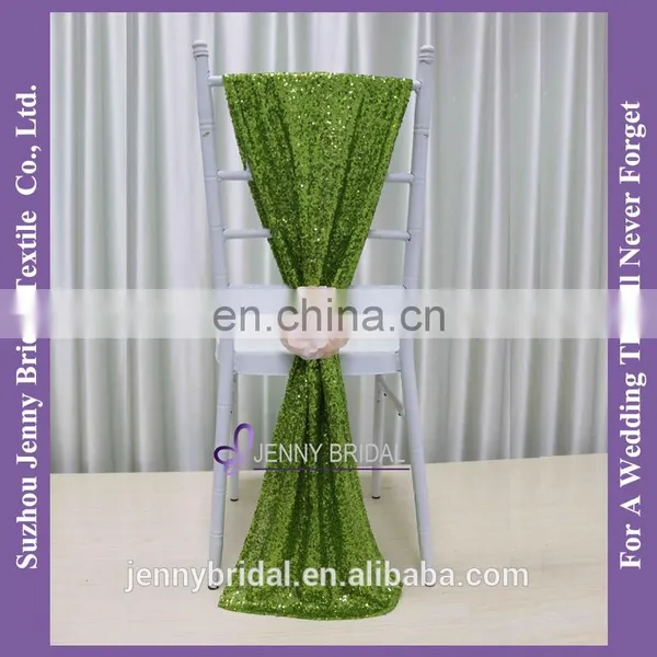 C385#15 Lime Green Sequin Sash Fabric Graduation Sash and Bachelorette Sash photo-4