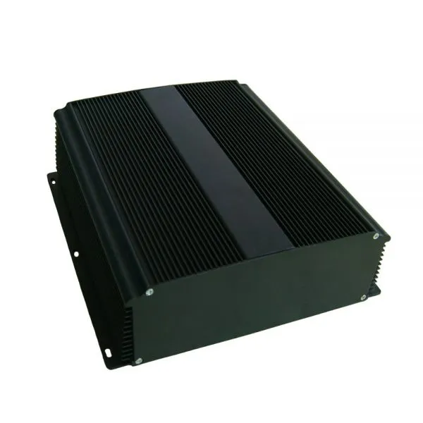Mini-itx HTPC Case Computer Gaming Car PC Black Mini ITX Aluminum Chassis Cases With WallMount Bracket ,with Dual Usb po photo-3
