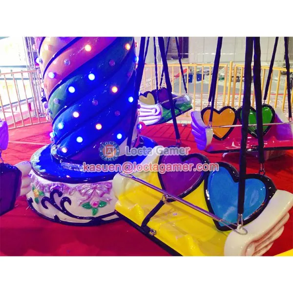 Zhongshan Amusement Swing Rides Chair Flying Colorful Chair Kiddie Rides photo-4