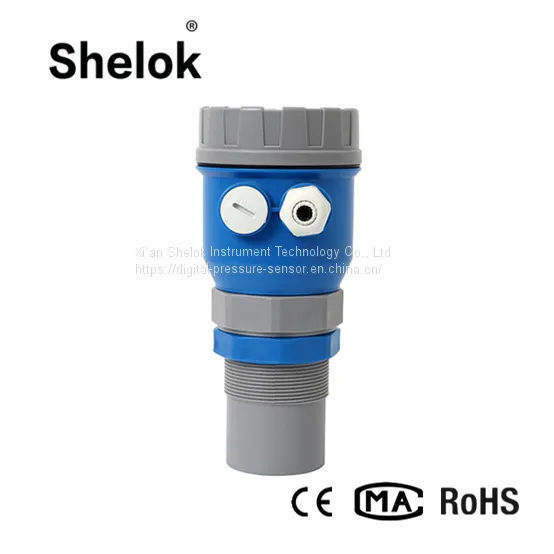 RS485 GPRS Wireless Ultrasonic Water Tank Liquid Level Meter Sensor photo-2