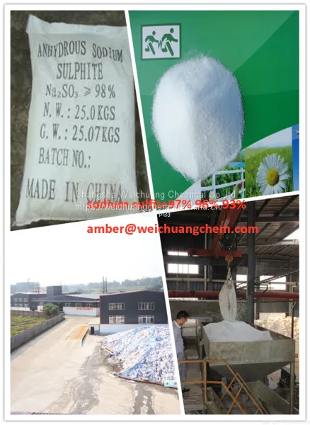 Manufacturer Supply Cheap Na2S2O3 Sodium Sulfite 97% 96% 93% Food/tech Grade CAS7757-83-7