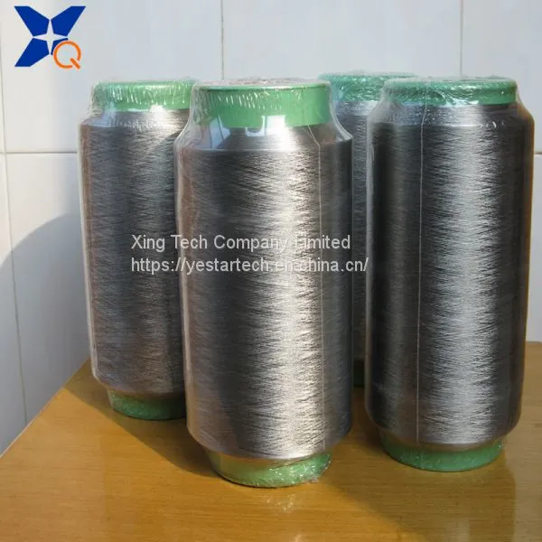 Pure Silver Plated Conductive Nylon Filaments 420D/64F Anti Bacteria Socks for Varicosity, EMR Fabrics-XTAA064 photo-2