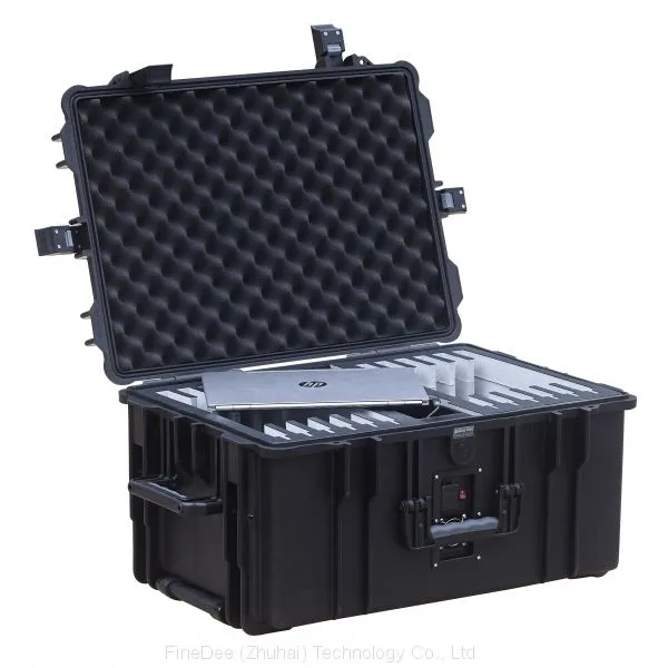 Charging Cart for 20 Tablets/ IPad Charging Trolley/ 20 Ports Tablet Charging Cabinet for School photo-2