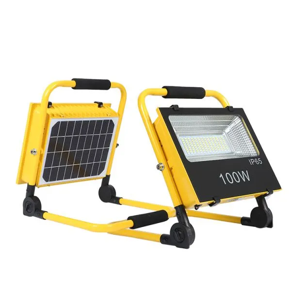 High Power Quality Control SMD Waterproof Ip65 100w Solar Led Floodlight photo-3