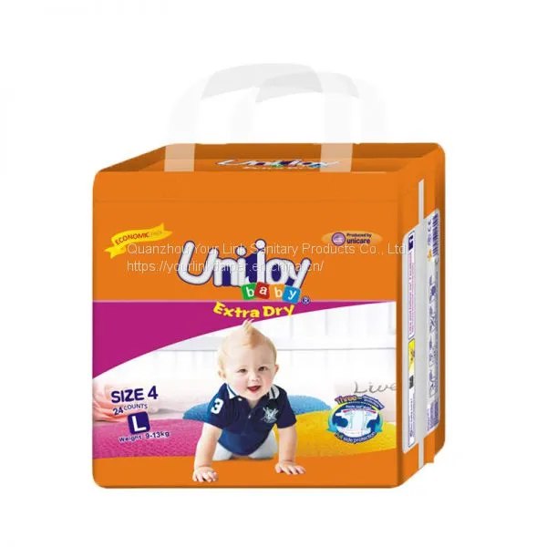 High Absorbency Breathable Baby Disposbale Diaper in Bulk Manufacturer