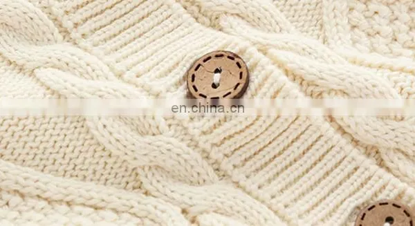 Long Sleeve Cotton Jumpsuit Plain Color Knit Baby Rompers photo-6