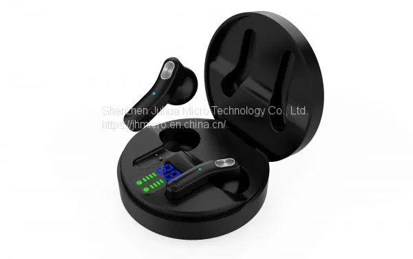 Wireless Handfree Mini Digital Display Power Smart Touch TWS Earbuds Bluetooth photo-3