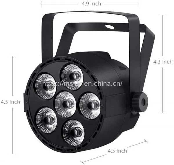 Led Stage Effect Full Power 24W Par Light With 4IN1 RGBW Colour Mixing photo-3