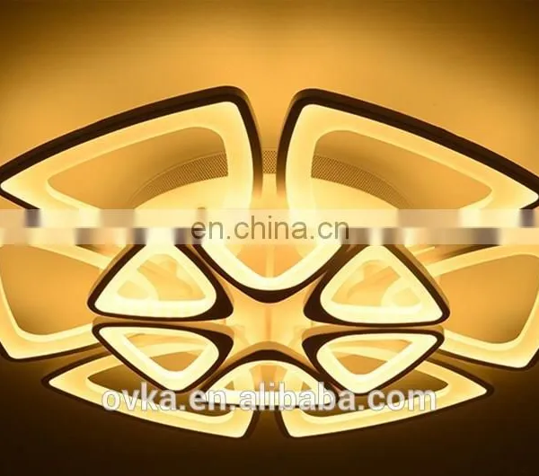 Modern Creative Living Room Lights Luxury Bedroom Modern Restaurant Led Ceiling Lamp With 12 Fan Lights photo-3