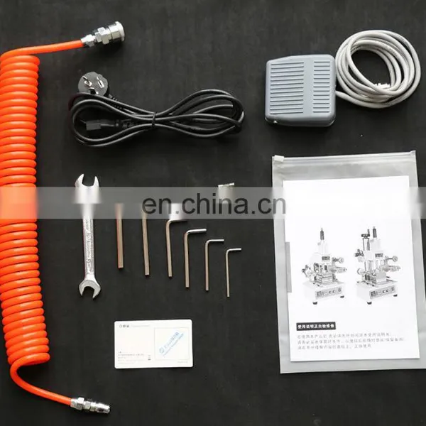 Manual Semi Automatic Hot Stamping Machine For Leather,bottle,everthing photo-2