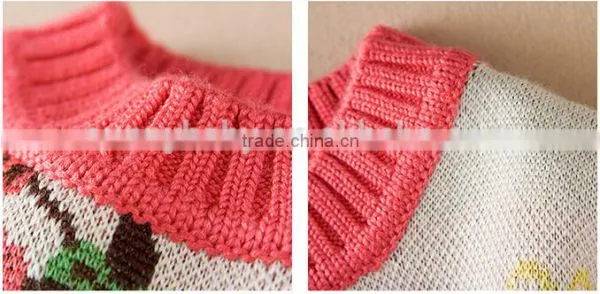 China Supplier Baby Sweater Embroidery Design Mother's Day Hand Knit Baby Sweater photo-3